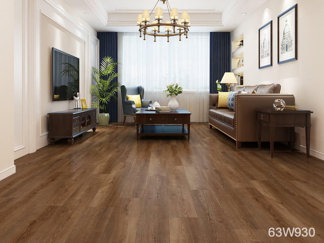 Wood Texture 6mm Luxury Vinyl Plank Flooring Waterproof Fireproof And Eco - Friendly